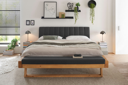 Sarja von SchlafKONTOR trendline - Doppelbett massiv mit Stauraum-Bettbank