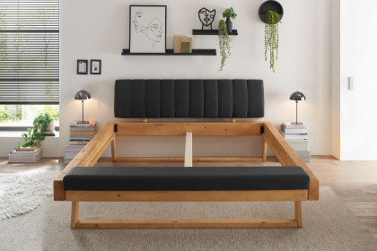 Sarja von SchlafKONTOR trendline - Doppelbett massiv mit Stauraum-Bettbank