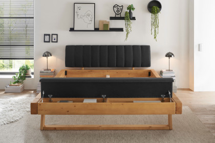 Sarja von SchlafKONTOR trendline - Doppelbett massiv mit Stauraum-Bettbank