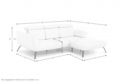 Seattle von Poco - Couchgarnitur elfenbein