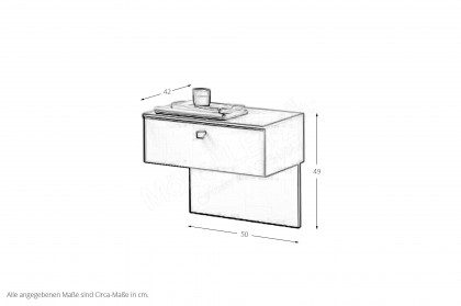 Arola von Schöner Wohnen - Schlafzimmermöbel mit Stangengriffen