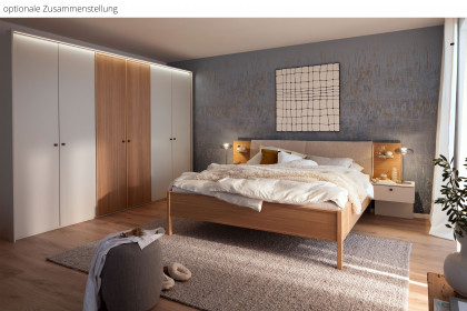 Arola von Schöner Wohnen - Schlafzimmermöbel mit Stangengriffen