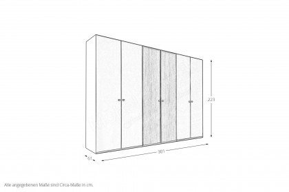 Arola von Schöner Wohnen - Schlafzimmermöbel mit Stangengriffen