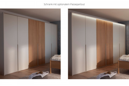 Arola von Schöner Wohnen - Schlafzimmermöbel mit Stangengriffen