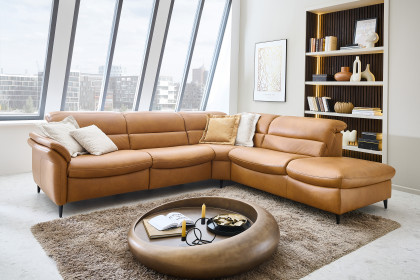 HU-SF25072 von Hukla - Ledergarnitur rechts kurkuma