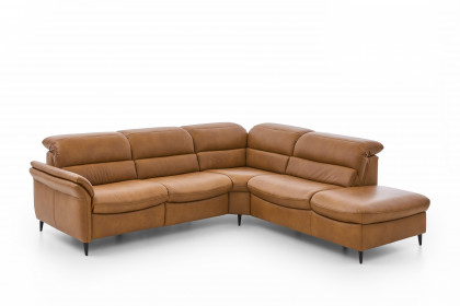 HU-SF25072 von Hukla - Ledergarnitur rechts kurkuma