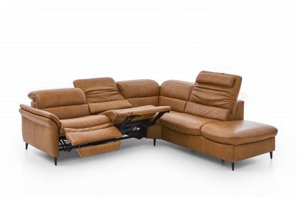 HU-SF25072 von Hukla - Ledergarnitur rechts kurkuma