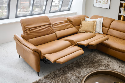 HU-SF25072 von Hukla - Ledergarnitur rechts kurkuma