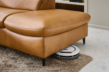 HU-SF25072 von Hukla - Ledergarnitur rechts kurkuma