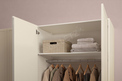 Longline von JUTZLER - Kleiderschrank im Landhaus-Stil Chalet kaschmir matt