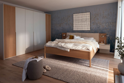 Arola von Schöner Wohnen - Schlafzimmer Furnier Eiche - champagner