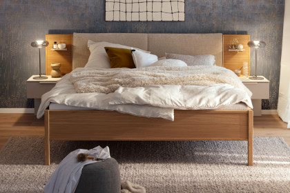 Arola von Schöner Wohnen - Schlafzimmer Furnier Eiche - champagner