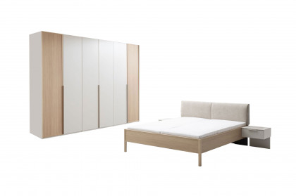 Arola von Schöner Wohnen - Schlafzimmer Furnier Eiche - champagner