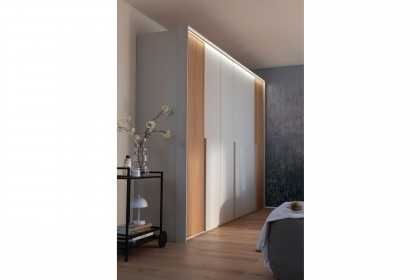 Arola von Schöner Wohnen - Schlafzimmer Furnier Eiche - champagner