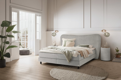 Comfort von Hasena - Boxspringbett Romi ashgrey