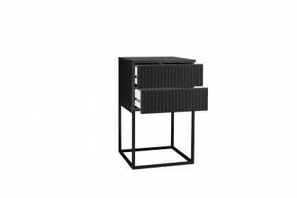 Marle von POL Power - Nachtkommode in Boxspringhöhe ca. 65 cm graphit