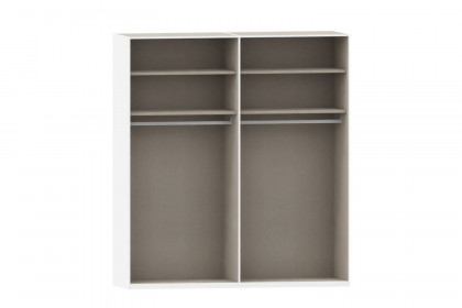 Arola von Schöner Wohnen - Drehtürenschrank Eiche Furnier - champagner