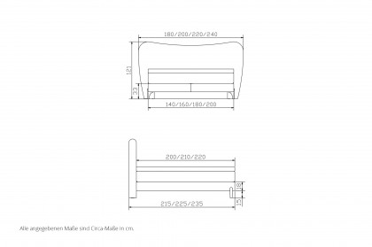 Comfort von Hasena - Boxspringbett Romi white