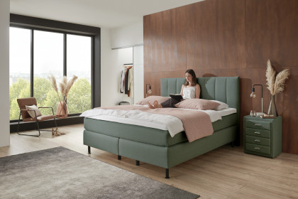 OC-BX23164 von Oschmann - Boxspringbett KT 10001B salbei