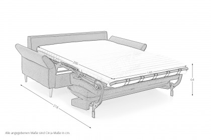 Jason von Nehl - Schlafsofa anthrazit