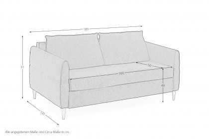Jason von Nehl - Schlafsofa anthrazit
