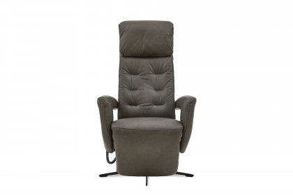 HU-EB25049 von Hukla - Ledersessel grey