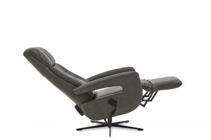 HU-EB25049 von Hukla - Ledersessel grey