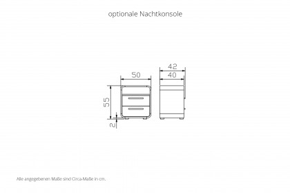 Comfort von Hasena - Boxspringbett Romi slate
