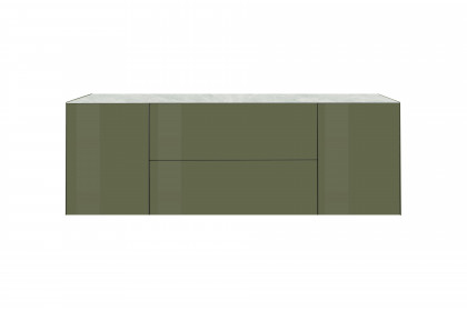 Colors von Mäusbacher - Lowboard 211-WP Glas olivgrün mit Keramikplatte