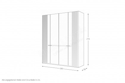 MR Isabelle von Musterring - Kleiderschrank mit viel Innenzubehör