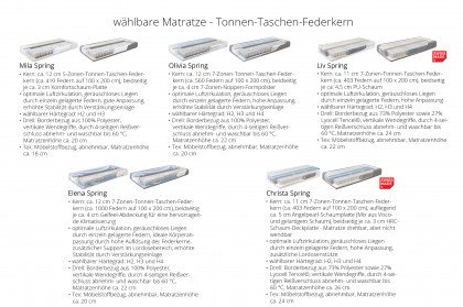 Comfort von Hasena - Boxspringbett Eliza paloma