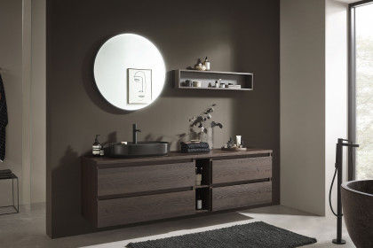 Vialli von puris - Badezimmer in Cueno Eiche dunkel