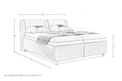 Tara 2.0 von Oschmann - Polsterbett KT 0327 marine