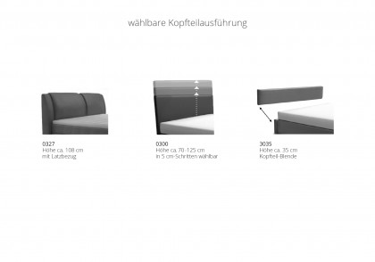 Tara 2.0 von Oschmann - Polsterbett KT 0327 marine
