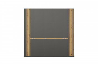 MR Isabelle von Musterring - Schrank 250 cm breit graphit - Eiche