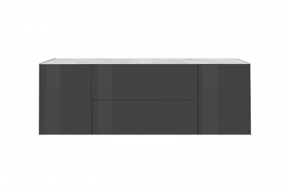 Colors von Mäusbacher - Lowboard 211-WP Glas anthrazit mit Keramikplatte