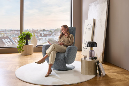 HU-EB25049 von Hukla - Drehsessel navy