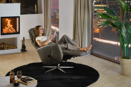 HU-EB25049 von Hukla - Ledersessel greystone