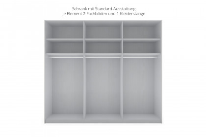 MR Isabelle von Musterring - Schwebetürenschrank champagner - Eiche