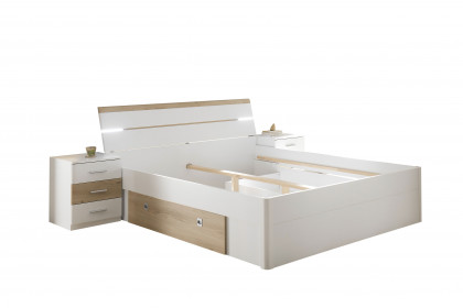 Kiara von POL Power - Schlafzimmer: Schweber, Bett mit Beleuchtung & Nakos