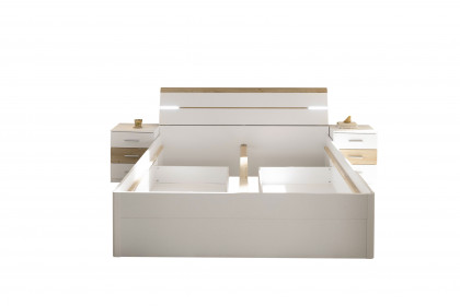 Kiara von POL Power - Schlafzimmer: Schweber, Bett mit Beleuchtung & Nakos