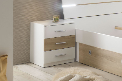 Kiara von POL Power - Schlafzimmer: Schweber, Bett mit Beleuchtung & Nakos