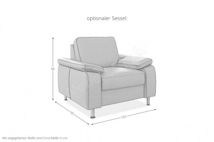 PN-EM15047 von Polinova - Wohnlandschaft Variante rechts granit