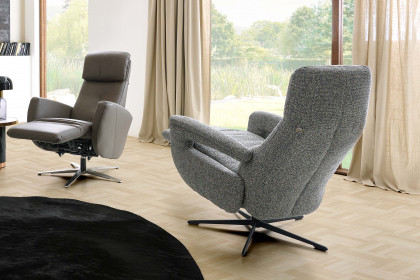 HU-EB25049 von Hukla - Drehsessel steel