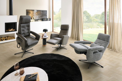 HU-EB25049 von Hukla - Drehsessel steel