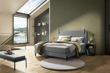 Comfort von Hasena - Boxspringbett Jamie zinc