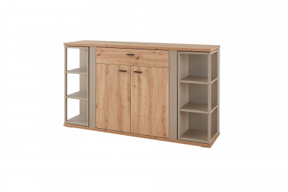 Grado-living von IDEAL Möbel - Sideboard in Eiche Artisan und Basalt