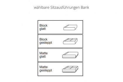 4192 Wunschbank Game von K+W Polstermöbel - Eckbank schoko
