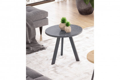 CT-rund von Mäusbacher - Couchtisch UG-A in Grau/ Schwarz