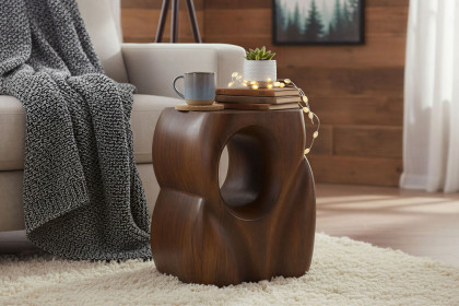 Rondura von SIT Möbel - Beistelltisch aus massivem Mangoholz